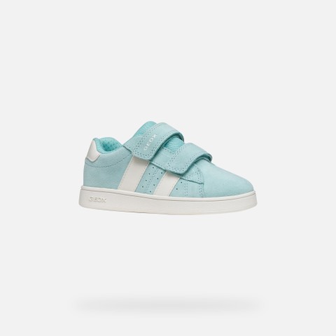 Sneakers with straps ECLYPER GIRL Watersea/White - image number 2 | GEOX