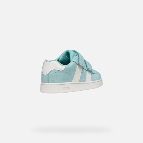 Sneakers with straps ECLYPER GIRL Watersea/White - image number 4 | GEOX