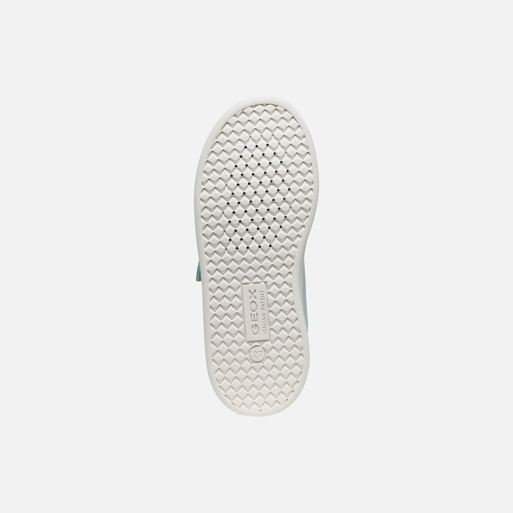 Sneakers with straps ECLYPER GIRL Watersea/White - image number 6 | GEOX