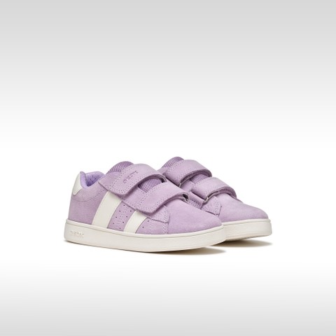 Sneakers with straps ECLYPER GIRL Lavender/White - image number 1 | GEOX
