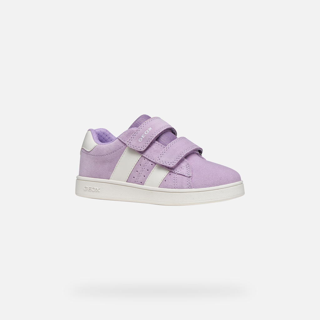 Sneakers with straps ECLYPER GIRL Lavender/White - image number 2 | GEOX