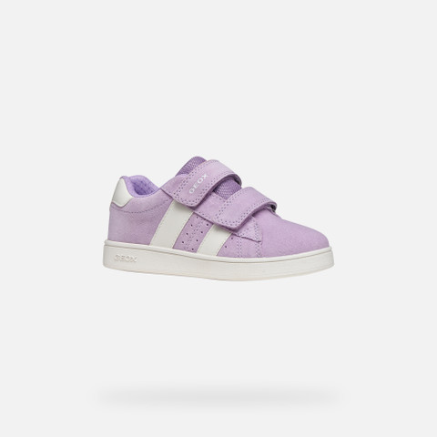 Sneakers with straps ECLYPER GIRL Lavender/White - image number 2 | GEOX