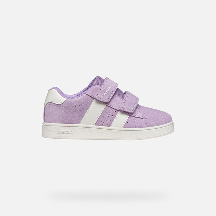 Sneakers with straps ECLYPER GIRL Lavender/White | GEOX
