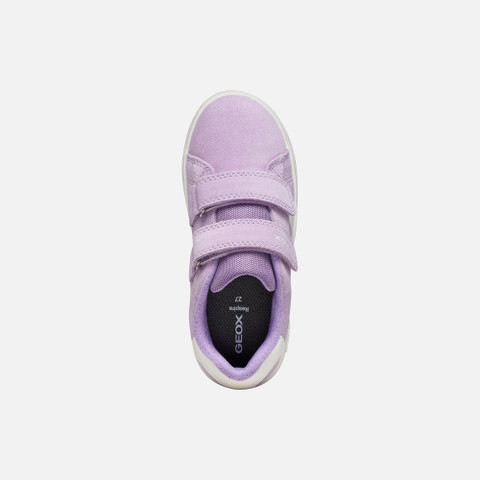 Sneakers with straps ECLYPER GIRL Lavender/White - image number 5 | GEOX