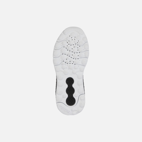 Low top sneakers ACTIVART JUNIOR White/Black - image number 6 | GEOX