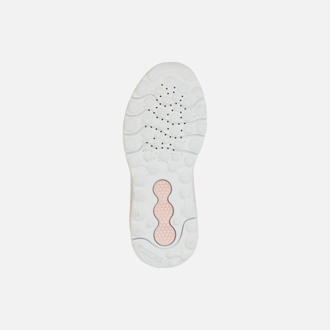 Low Top Sneakers ACTIVART JUNIOR Light coral/White - image number 6 | GEOX