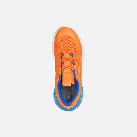 Shoes with lights ACTIVART ILLUMINUS JUNIOR Orange - image number 5 | GEOX