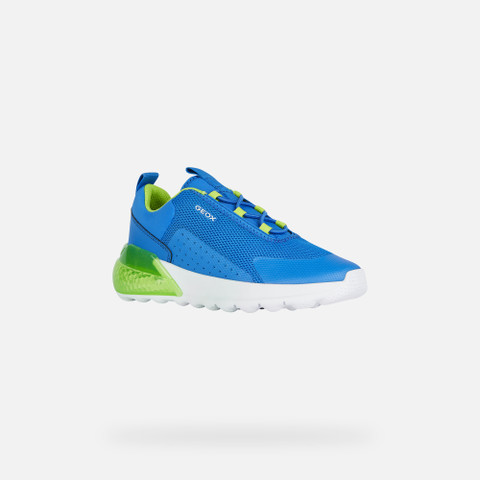 Shoes with lights ACTIVART ILLUMINUS JUNIOR Blue - image number 2 | GEOX
