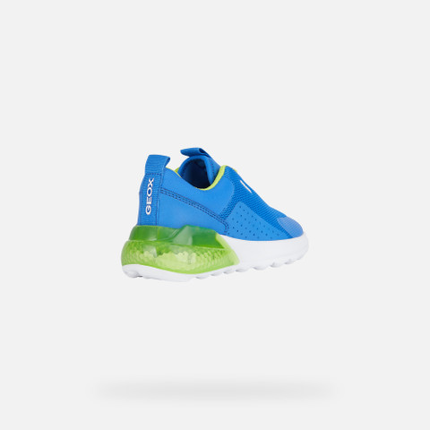 Shoes with lights ACTIVART ILLUMINUS JUNIOR Blue - image number 4 | GEOX