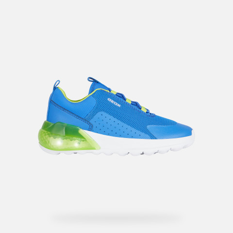 Shoes with lights ACTIVART ILLUMINUS JUNIOR Blue - image number 7 | GEOX
