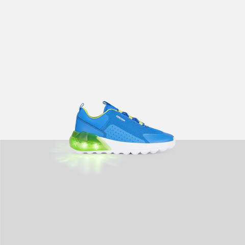 Shoes with lights ACTIVART ILLUMINUS JUNIOR Blue - image number 8 | GEOX