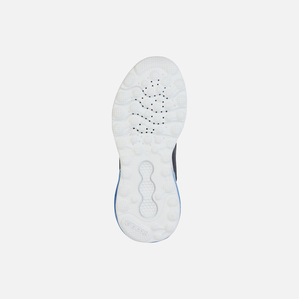Shoes with lights ACTIVART ILLUMINUS JUNIOR Navy - image number 6 | GEOX