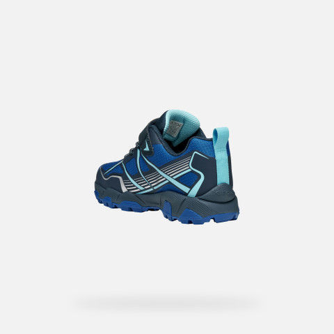 Waterproof trainers MAGNETAR ABX JUNIOR Navy/Royal - image number 3 | GEOX
