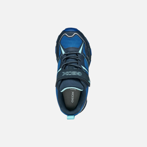 Waterproof trainers MAGNETAR ABX JUNIOR Navy/Royal - image number 5 | GEOX