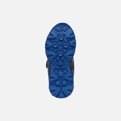 Waterproof trainers MAGNETAR ABX JUNIOR Navy/Royal - image number 6 | GEOX