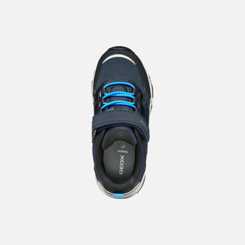 Waterproof trainers MAGNETAR ABX JUNIOR Navy/Sky - image number 5 | GEOX