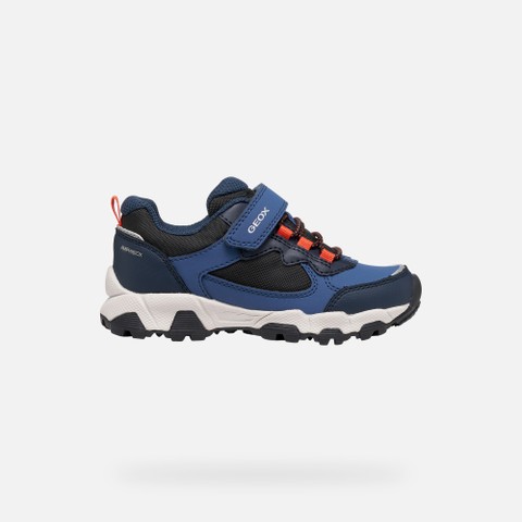 Waterproof trainers MAGNETAR ABX JUNIOR Avio/Navy - image number 1 | GEOX