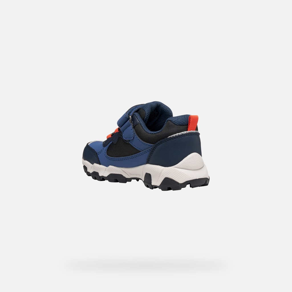 Waterproof trainers MAGNETAR ABX JUNIOR Avio/Navy - image number 3 | GEOX