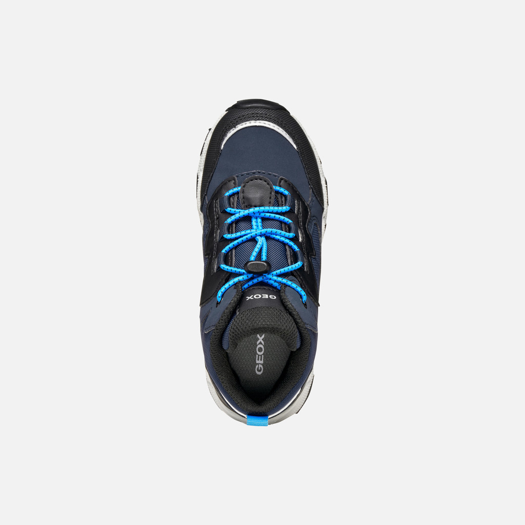 Waterproof trainers MAGNETAR ABX JUNIOR Navy/Sky - image number 5 | GEOX