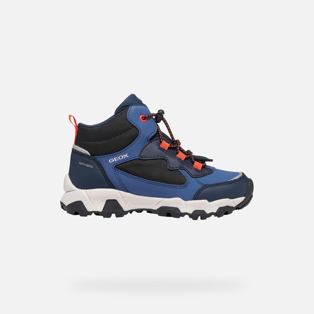 Waterproof trainers MAGNETAR ABX JUNIOR Avio/Navy - image number 1 | GEOX