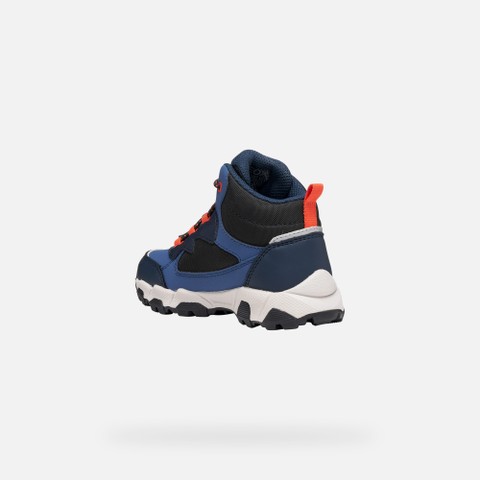 Waterproof trainers MAGNETAR ABX JUNIOR Avio/Navy - image number 3 | GEOX