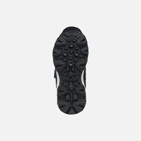 Waterproof trainers MAGNETAR ABX JUNIOR Navy/Violet - image number 6 | GEOX