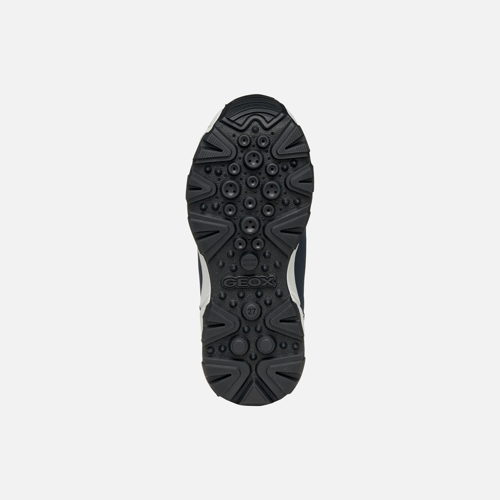 Waterproof trainers MAGNETAR ABX JUNIOR Navy/Violet - image number 6 | GEOX