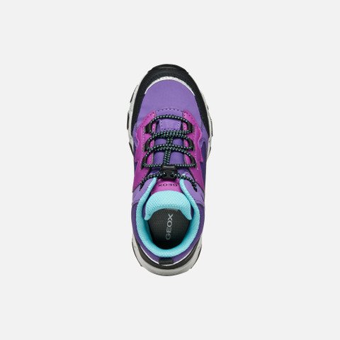 Waterproof trainers MAGNETAR ABX JUNIOR Violet/Purple - image number 5 | GEOX