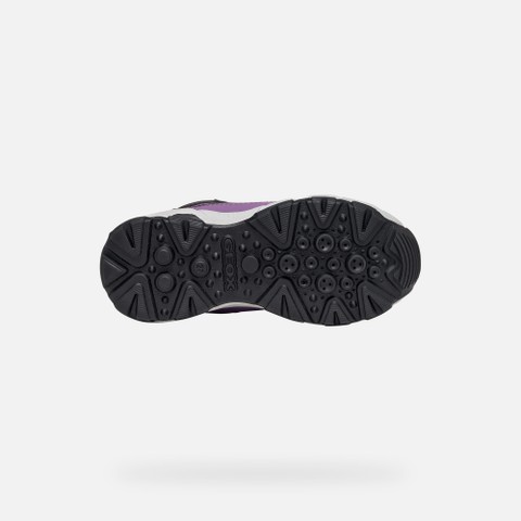 Waterproof trainers MAGNETAR ABX JUNIOR Violet/Black - image number 6 | GEOX