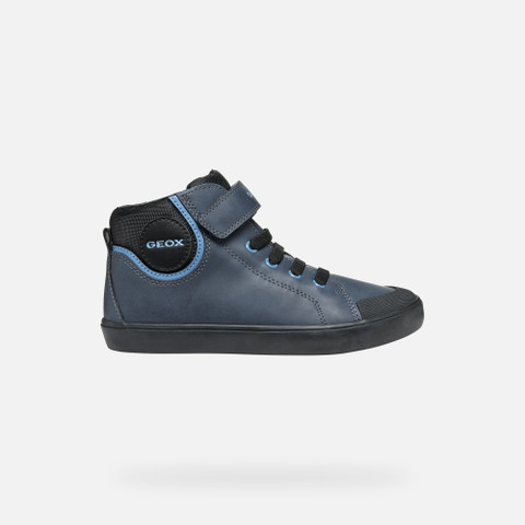 High top sneakers GISLI BOY Navy/Light Blue - image number 1 | GEOX