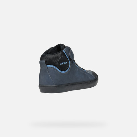 High top sneakers GISLI BOY Navy/Light Blue - image number 4 | GEOX