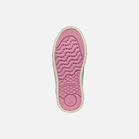 High top sneakers SKYLIN GIRL White/Multicolor - image number 6 | GEOX