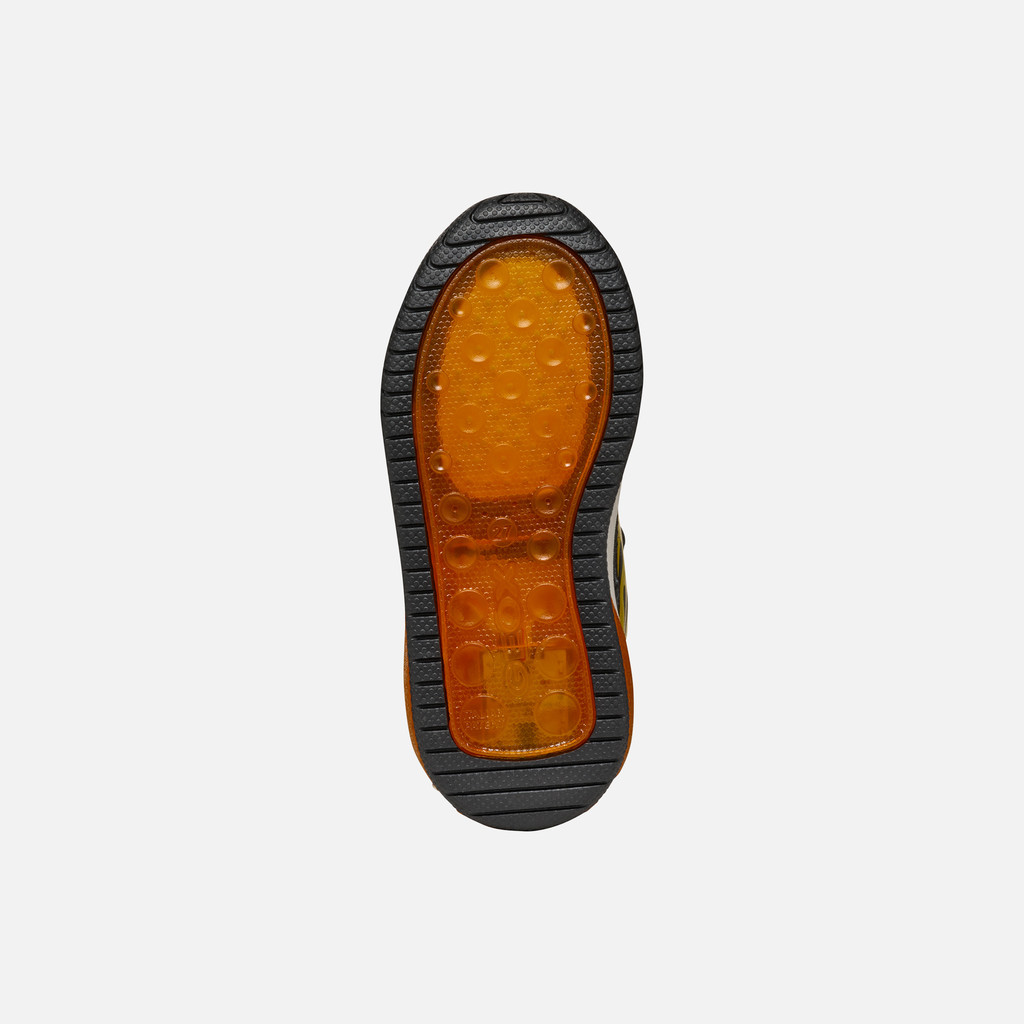 High top sneakers INEK BOY Black/Yellow - image number 6 | GEOX