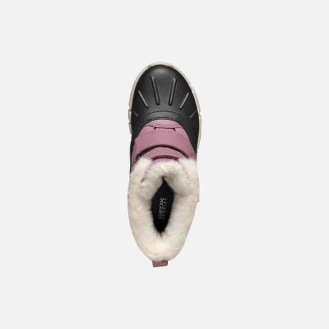 Mid calf boots FLEXYPER ABX GIRL Dark rose/Black - image number 5 | GEOX