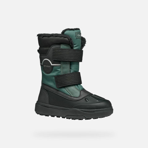 Winter boots BUNSHEE PG ABX JUNIOR Military/Black - image number 2 | GEOX