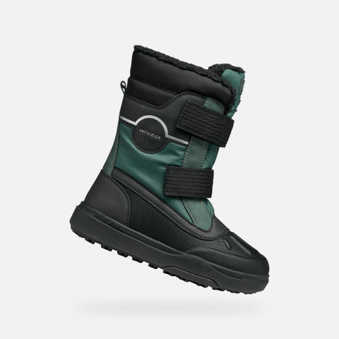 Winter boots BUNSHEE PG ABX JUNIOR Military/Black - image number 0 | GEOX