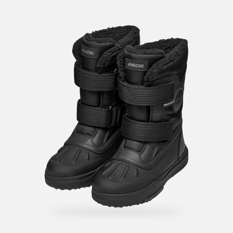 Waterproof boots BUNSHEE PG ABX JUNIOR Black - image number 7 | GEOX