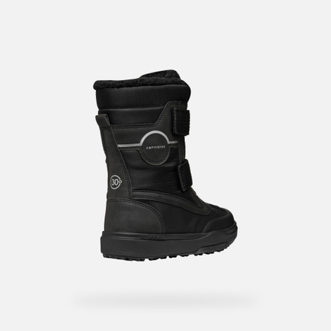 Waterproof boots BUNSHEE PG ABX JUNIOR Black - image number 4 | GEOX