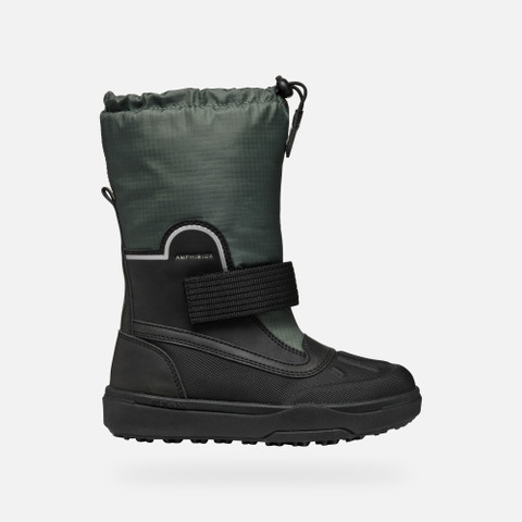 Mid calf boots BUNSHEE PG ABX JUNIOR Forest/Black - image number 1 | GEOX