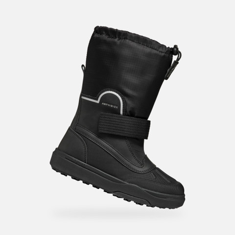 mid calf boots BUNSHEE PG ABX JUNIOR Black - image number 0 | GEOX