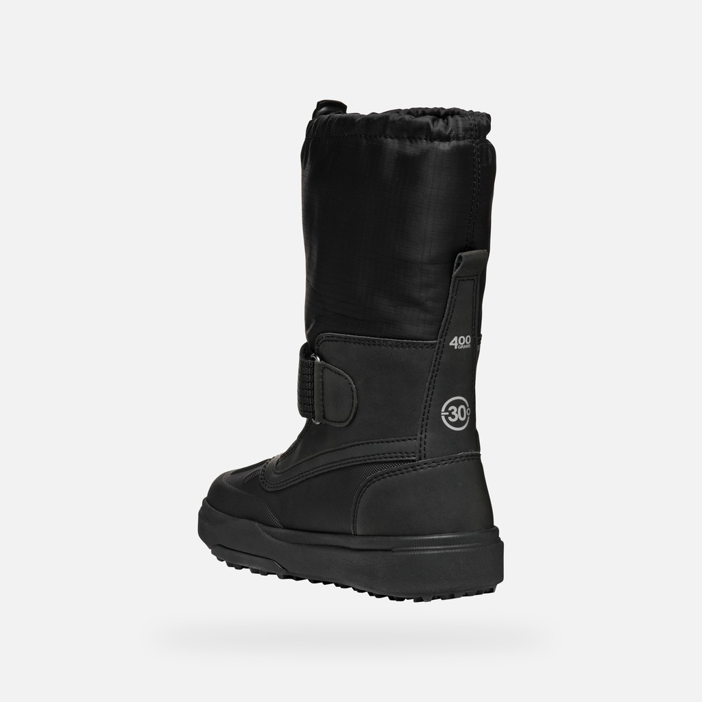 mid calf boots BUNSHEE PG ABX JUNIOR Black - image number 3 | GEOX