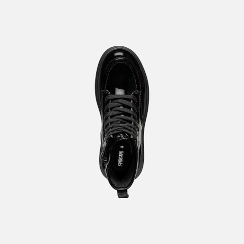 Ankle boots with laces PHAOLAE GIRL Black - image number 5 | GEOX