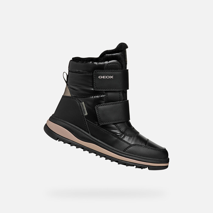 Bota cano medio ADELHIDE ABX MENINA Preto | GEOX