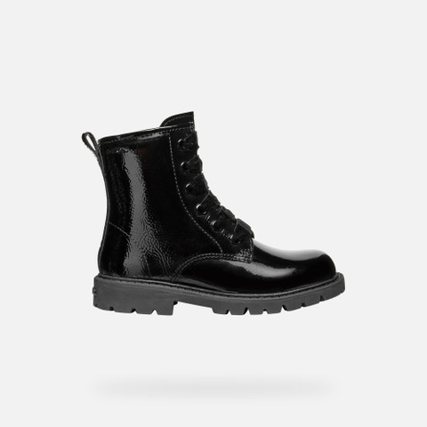 Ankle boots with laces SHAYLAX GIRL Black - image number 1 | GEOX