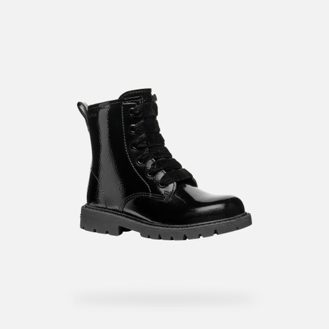 Ankle boots with laces SHAYLAX GIRL Black - image number 2 | GEOX