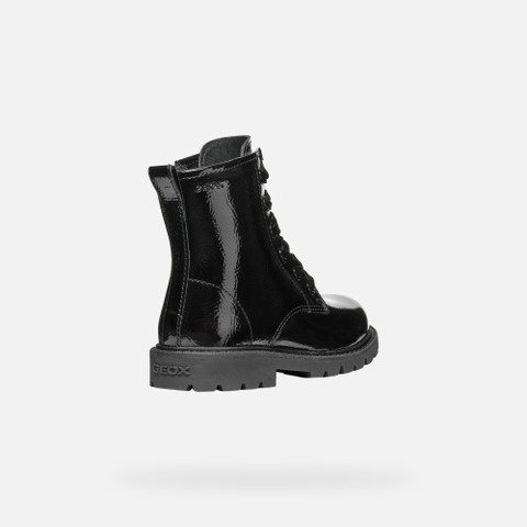 Ankle boots with laces SHAYLAX GIRL Black - image number 4 | GEOX