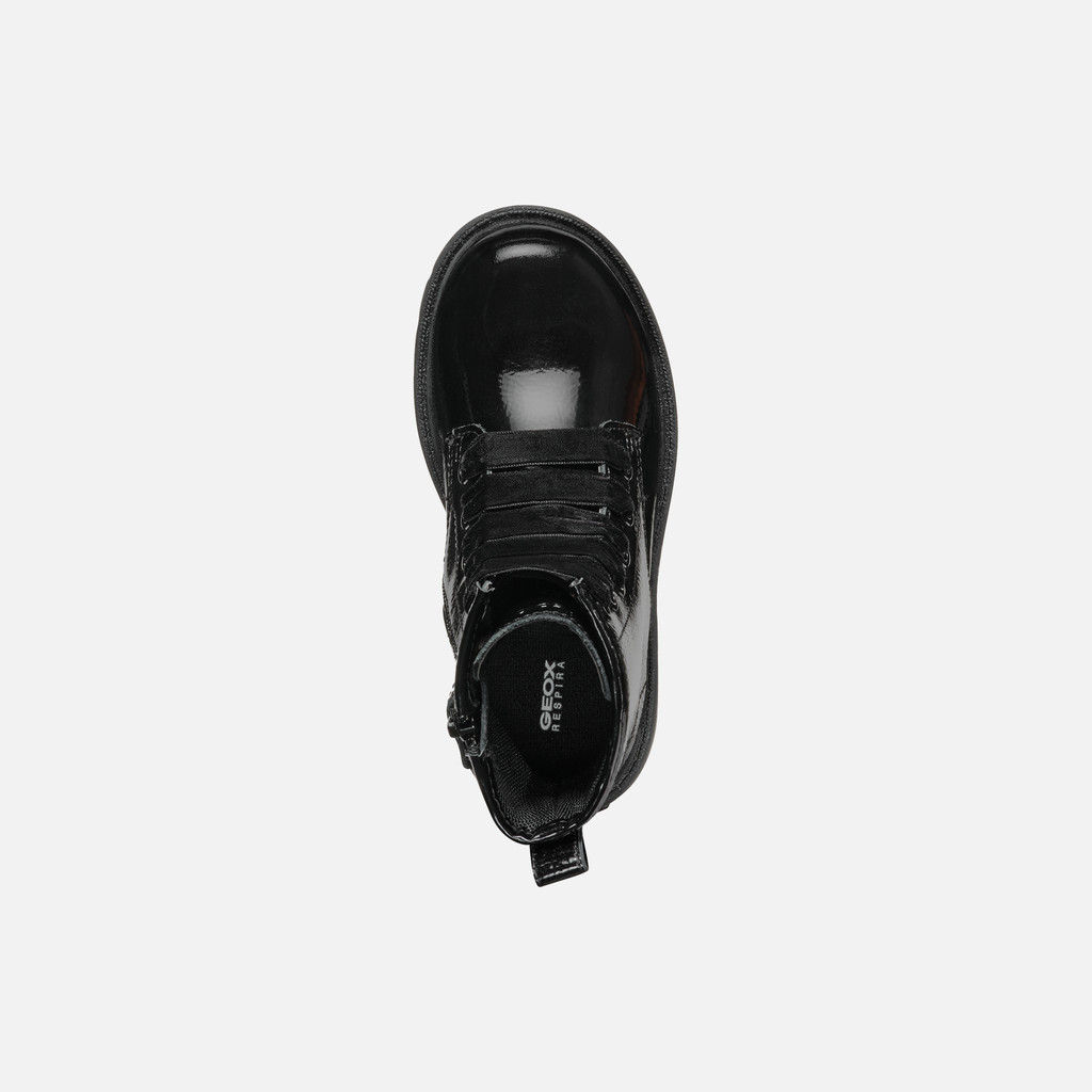 Ankle boots with laces SHAYLAX GIRL Black - image number 5 | GEOX