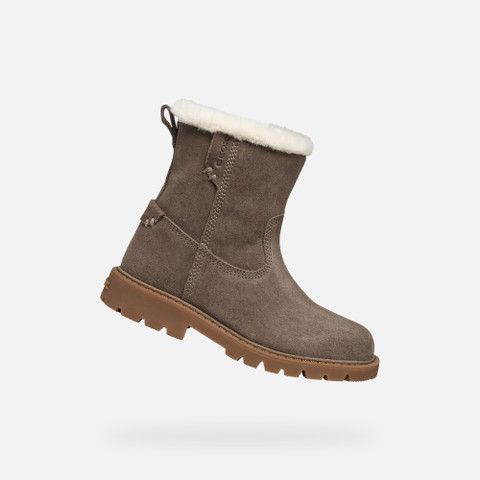 Winter boots SHAYLAX   GIRL Smoke Grey | GEOX