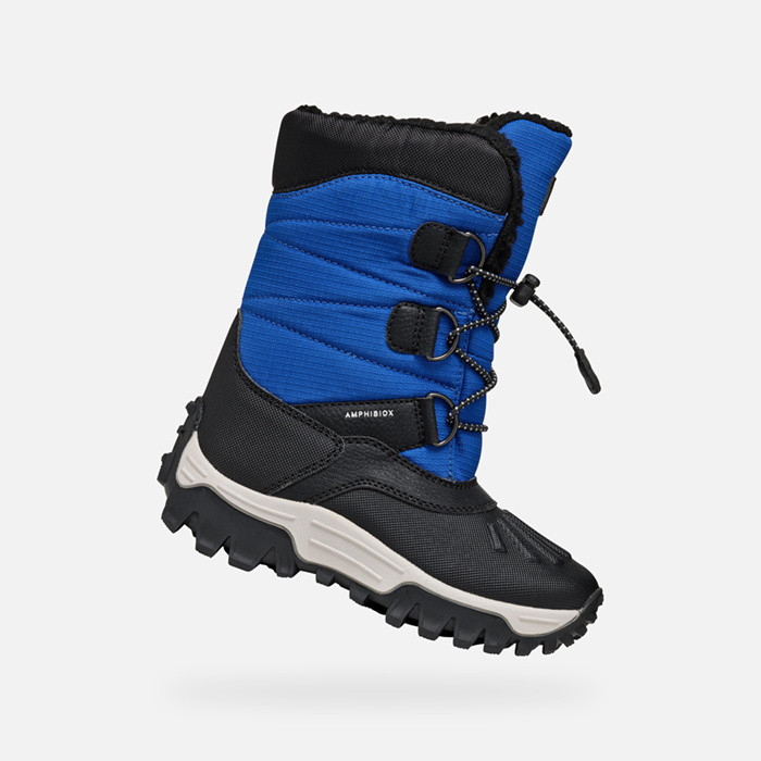 Botas impermeables HIMALAYA ABX JUNIOR Azul royal/ Negro | GEOX