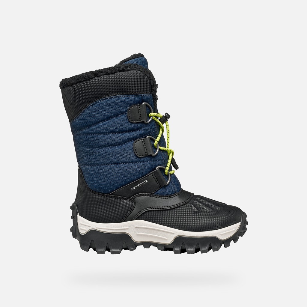 Waterproof boots HIMALAYA ABX JUNIOR Navy/Black - image number 1 | GEOX